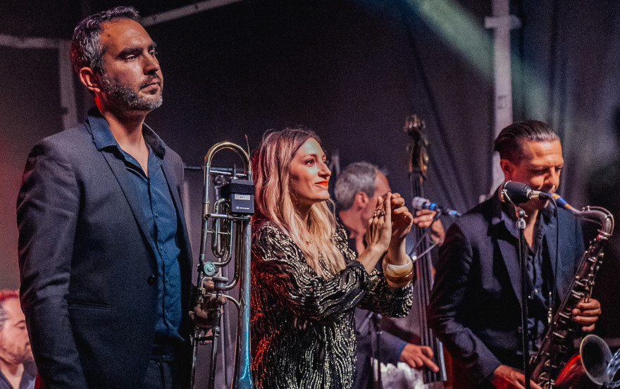 Les Swing Shouters en scène